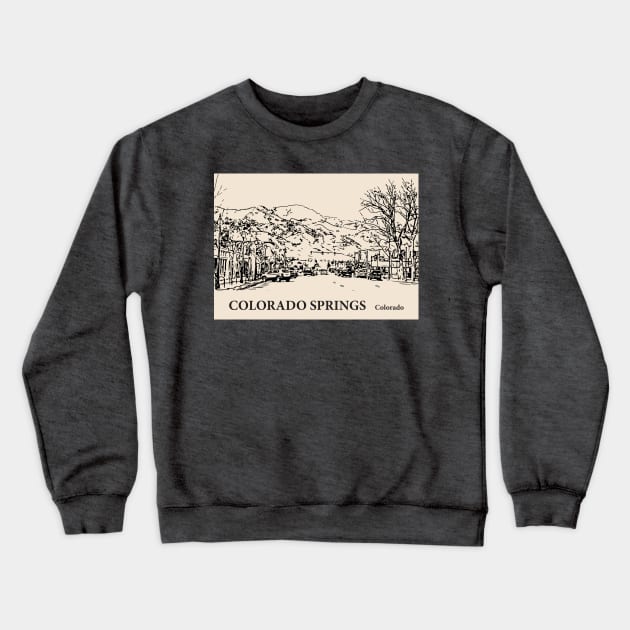 Colorado Springs - Colorado Crewneck Sweatshirt by Lakeric